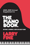 2008-2009 Annual Supplement to The Piano Book